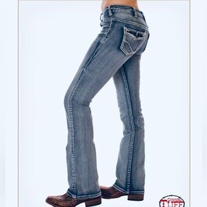 NWOT Cowgirl Tuff Cookie Cream Bootcut Jeans